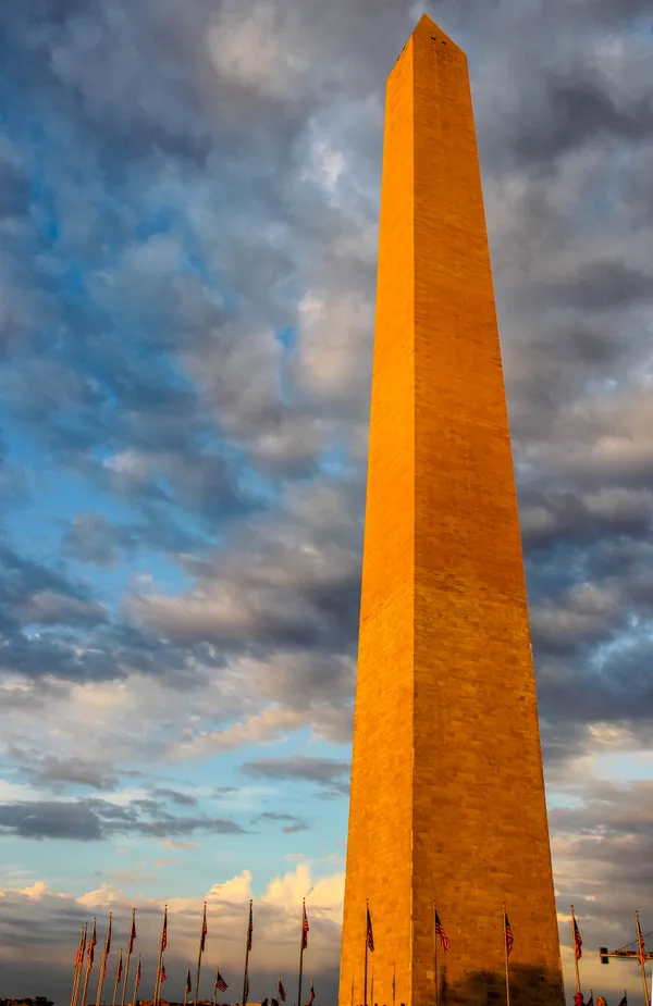 A Brisk Morning Gives Way to Golden Afternoon Skies in the Capital