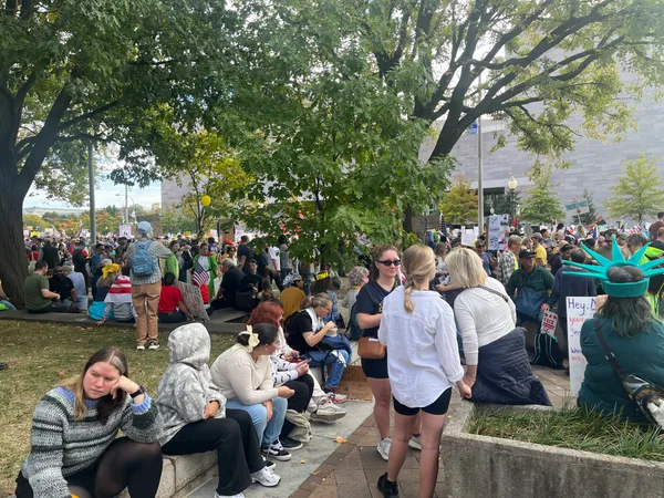 ‘No Kings’ protesters march in Washington as nationwide demonstrations target Trump administration policies and power